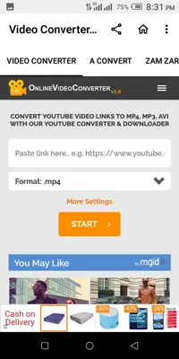 Video Converter Pro android App screenshot 1